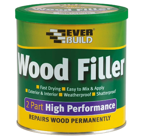 Everbuild Light Stainable 2 Part Wood Filler High Performance 1.4kg