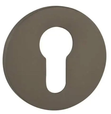 Tupai Exclusivo 5S Line Round Euro Escutcheon Titanium