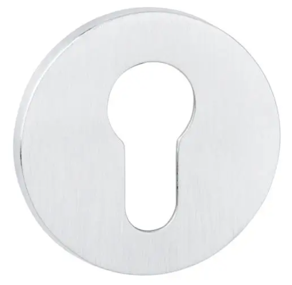 Tupai Exclusivo 5S Line Round Euro Escutcheon White