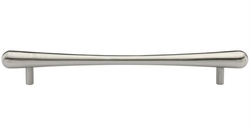 Heritage Brass Raindrop Cabinet Pull Handle 256mm CTC Satin Nickel