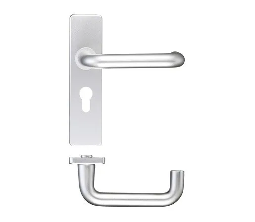 19mm Dia. Return To Door Lever on Euro Backplate S.A.A