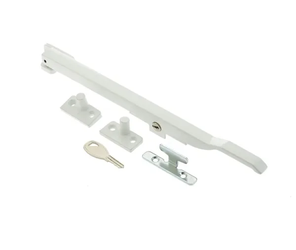 Jedo 250mm Modern Locking Casement Stay White