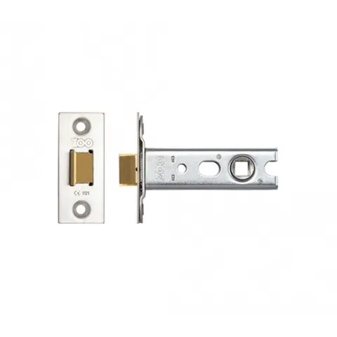 76mm Heavy Duty Tubular Mortice Latch c/w 56mm Backset Satin Stainless Steel