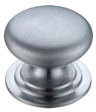 38mm Victorian Cabinet Knob Satin Chrome