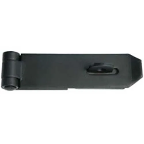 100mm Medium Safety Hasp & Staple Black