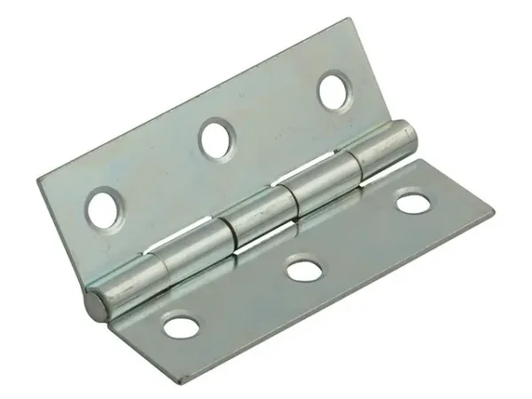 63mm Steel Butt Hinges Zinc Plated