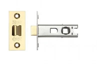 63mm Tubular Mortice Latch c/w44mm Backset Electro Brass