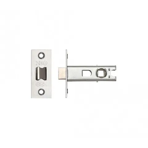 63mm Tubular Mortice Latch c/w 44mm Backset Satin Stainless Steel