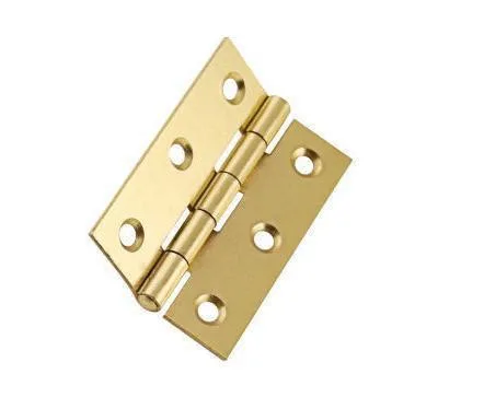 75mm Steel Butt Hinges Electro Brass