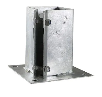 100mm x 100mm Galvanised Bolt Down Post Shoe