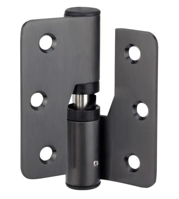 80mm Right Hand Cubicle Gravity Hinge Matt Black