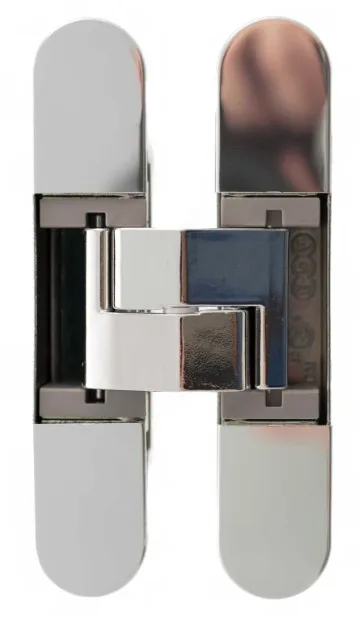 AGB Eclipse Fire Rated Adjustable Concealed Hinge Polished Nickel