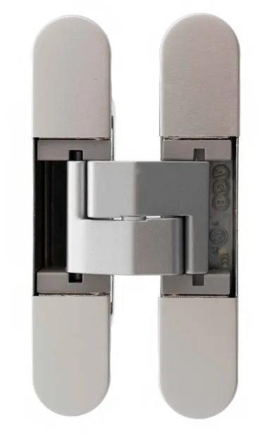 AGB Eclipse Fire Rated Adjustable Concealed Hinge Satin Chrome