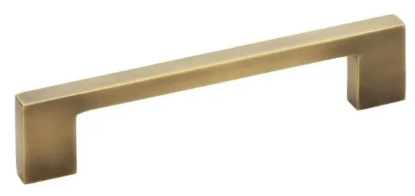 Alexander & Wilks 128mm Marco Cupboard Pull Handle Antique Brass