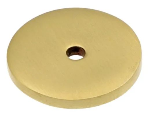 Alexander & Wilks 30mm Circular Backplate Satin Brass