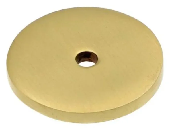 Alexander & Wilks 30mm Circular Backplate Satin Brass