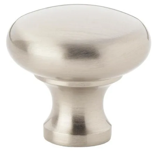 Alexander & Wilks 32mm Wade Round Cupboard Knob Satin Nickel