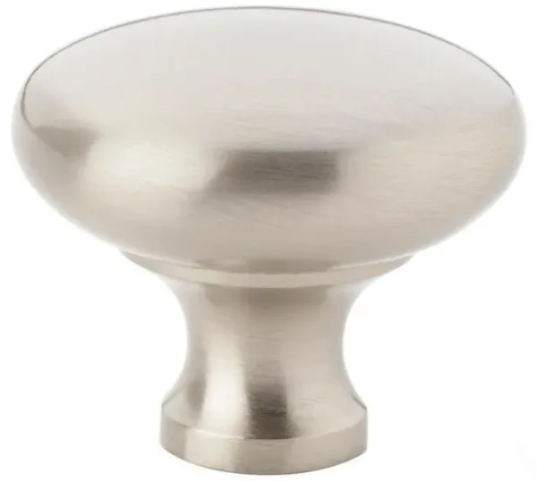 Alexander & Wilks 38mm Wade Round Cupboard Knob Satin Nickel