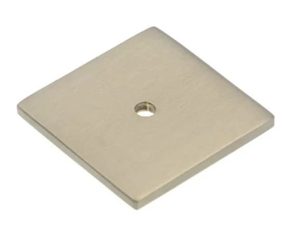 Alexander & Wilks Quantock Square Backplate Satin Nickel