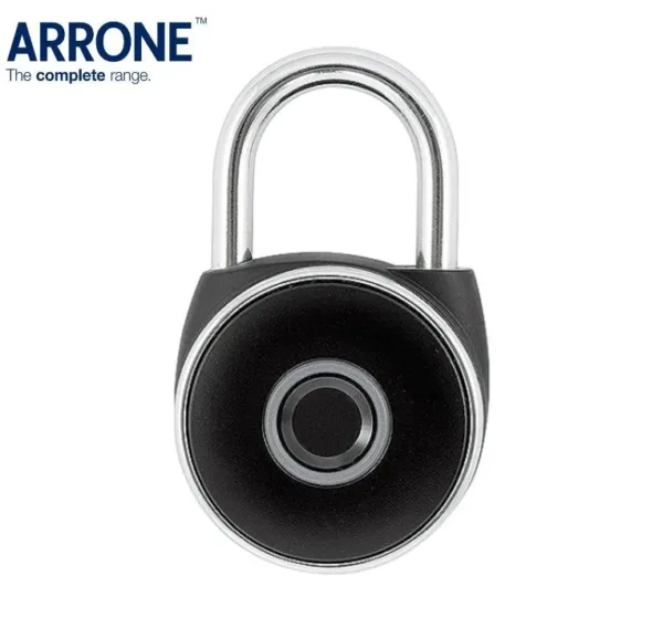 Arrone Fingerprint Biometric Padlock Black