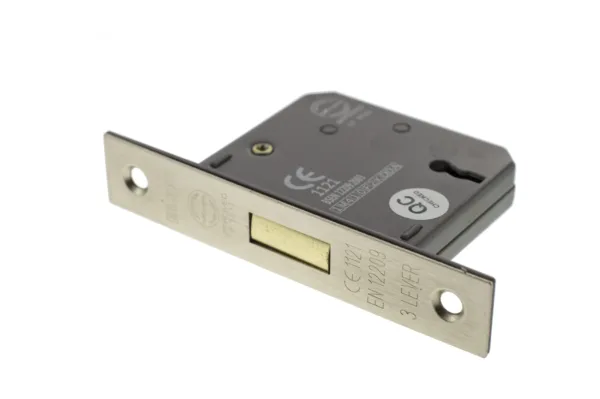 Atlantic 2.5" 3 Lever Deadlock Satin Nickel