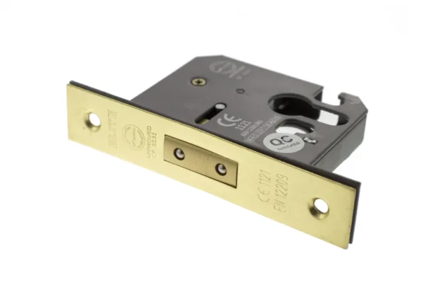 Atlantic 2.5" Euro Profile Deadlock Case Satin Brass