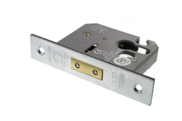 Atlantic 2.5" Euro Profile Deadlock Case Satin Chrome