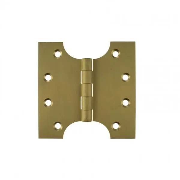 Atlantic 4" x 2" x 4" Parliament Hinges Satin Brass