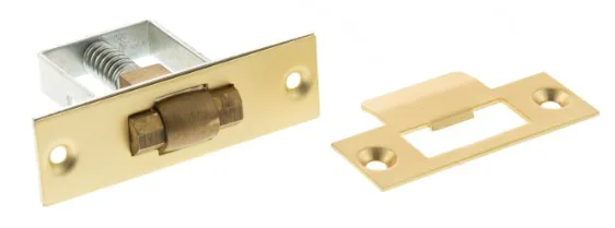 Atlantic Security Adjustable Architectural Heavy Duty Roller Catch Satin Brass