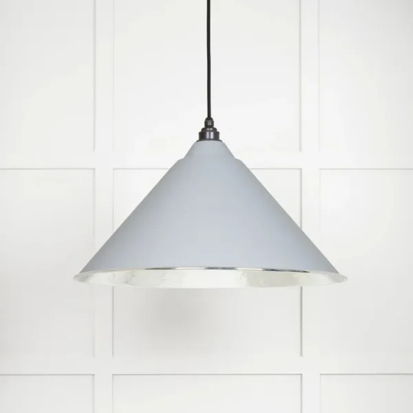 Birch Hammered Nickel Hockley Pendant