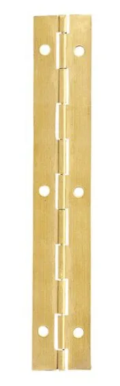 Carlisle Brass 50 Pack 32mm Piano Hinges Electro Brassed