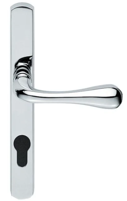 Carlisle Brass Astro Lever On Euro Lock NarrowPlate Satin Chrome