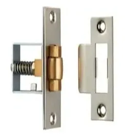 Carlisle Brass Heavy Duty Adjustable Roller Catch Satin Stainless Steel