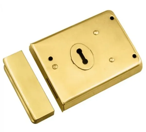 Carlisle Brass Rim Deadlock Polished Brass