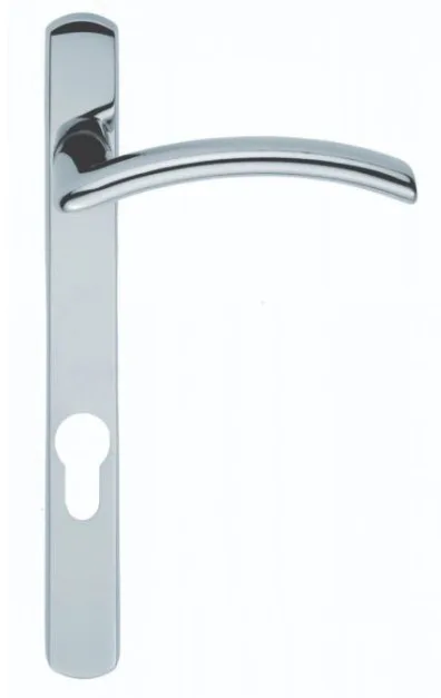 Carlisle Brass Verde Left Hand Lever On Narrow Plate Polished Chrome