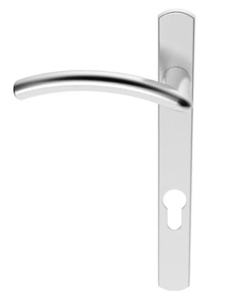 Carlisle Brass Verde Left Hand Lever On Narrow Plate Satin Chrome