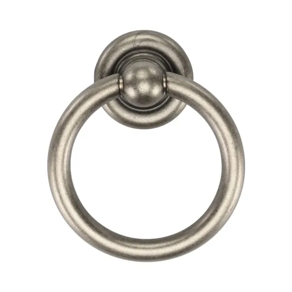 Classic Round Drop Pull 042mm Distressed Pewter finish