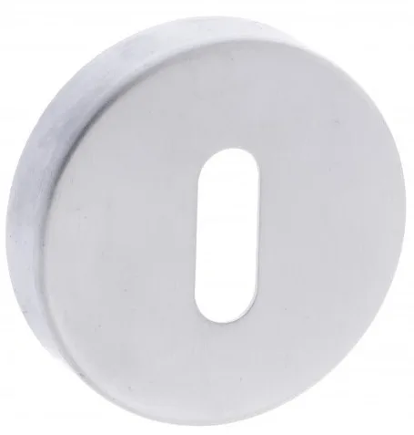 CleanTouch Round Key Escutcheon Satin Chrome