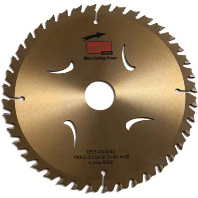 DART Gold ATB Wood Saw Blade 190mm Dia. x 30mm Bore x 20 Teeth