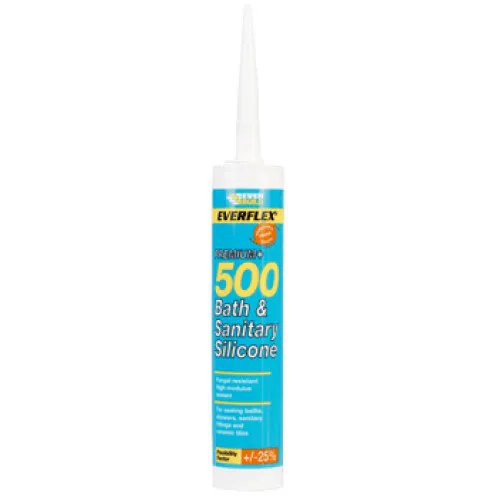 Soudal Bath & Sanitary Silicone 280ml Cartridge White