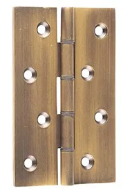 Frelan Burlington 102mm x 67mm Double Phosphor Bronze Washered Hinge Antique Brass