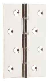 Frelan Burlington 102mm x 67mm Double Phosphor Bronze Washered Hinge Polished Nickel