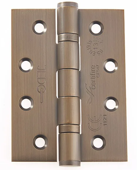 Frelan Burlington 102mm x 76mm Stainless Steel Grade 13 Ball Bearing Hinge Antique Brass