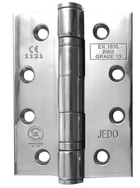 Frelan Burlington 102mm x 76mm Stainless Steel Grade 13 Ball Bearing Hinge Polished Stainless Steel