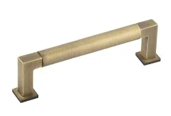 Frelan Burlington 128mm Westminster Cabinet Handle Antique Brass