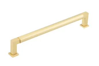 Frelan Burlington 224mm Westminster Cabinet Handle Satin Brass