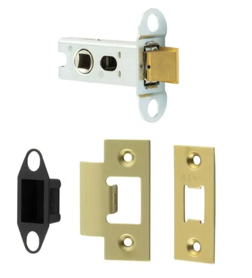 Jedo 64mm Heavy Duty Tubular Mortice Latch Satin Brass