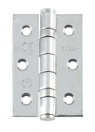 Frelan Burlington 76mm x 50mm Stainless Steel Grade 7 Ball Bearing Hinge Polished Stainless Steel