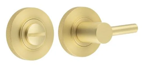 Frelan Burlington Bathroom Easy Turn & Release Knurled Rose Satin Brass