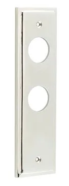 Frelan Burlington Bathroom Lever Backplate Polished Nickel